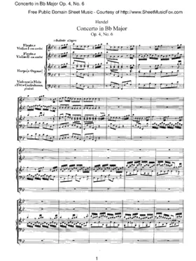 Organ Concerto in B-flat major