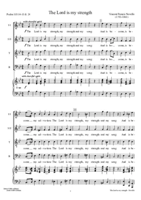 The Lord is my strength