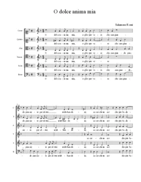 O dolce anima mia