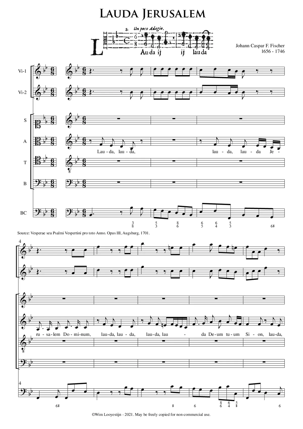 Lauda Jerusalem - Page 1
