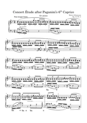 6 Concert Etudes after Paganini Caprices Op.10