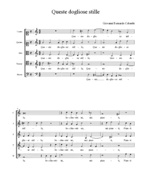 Queste dogliose stille