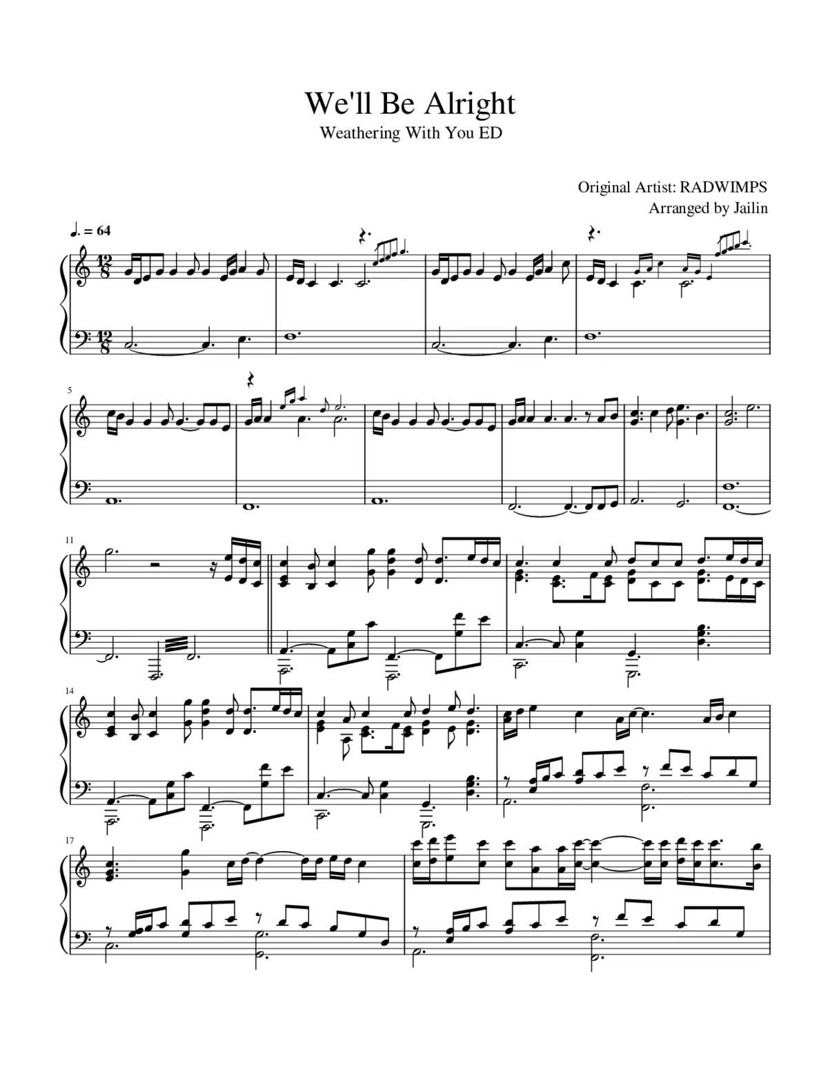 We'll be alright - Page 1