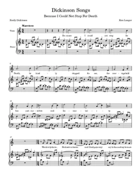 Dickinson Songs: Because I could not