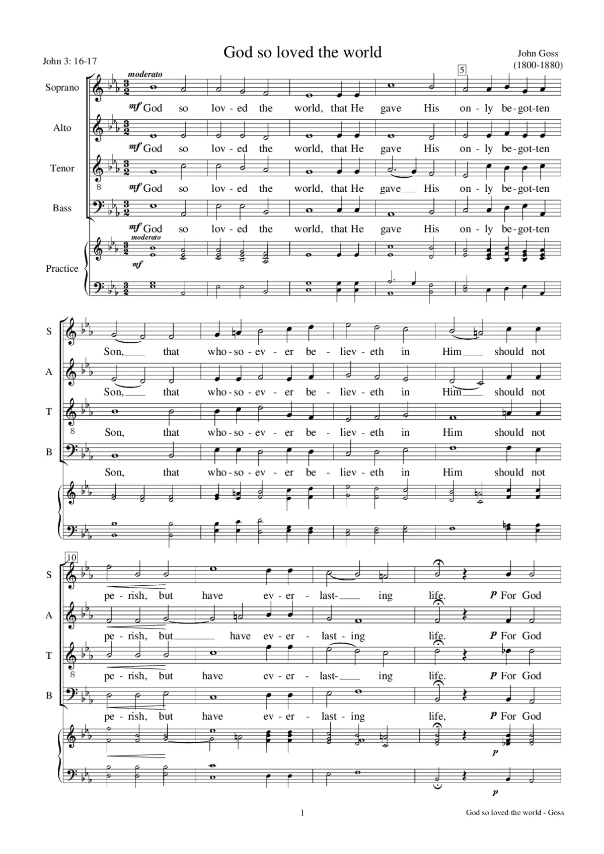 God so loved the world - Page 1