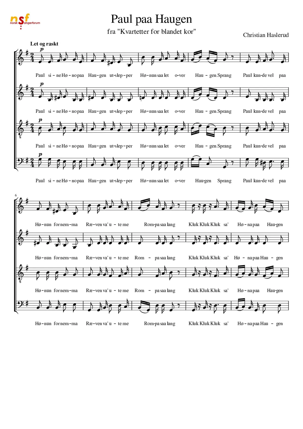 Paul paa Haugen - Page 1