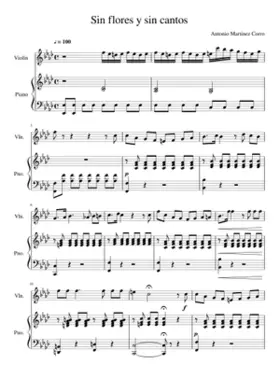Sin Flores Y Sin Cantos