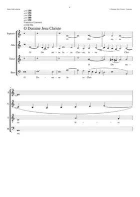 O Domine Jesu Christe