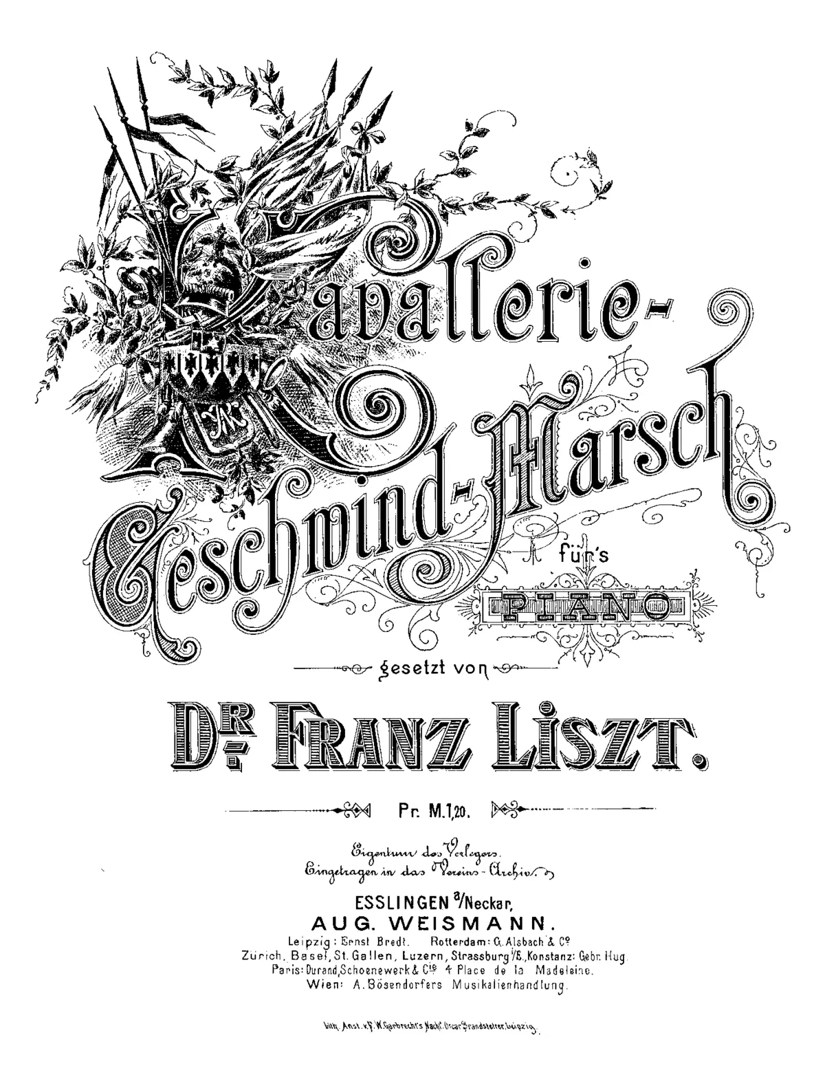 Kavallerie Geschwind-Marsch - Page 1