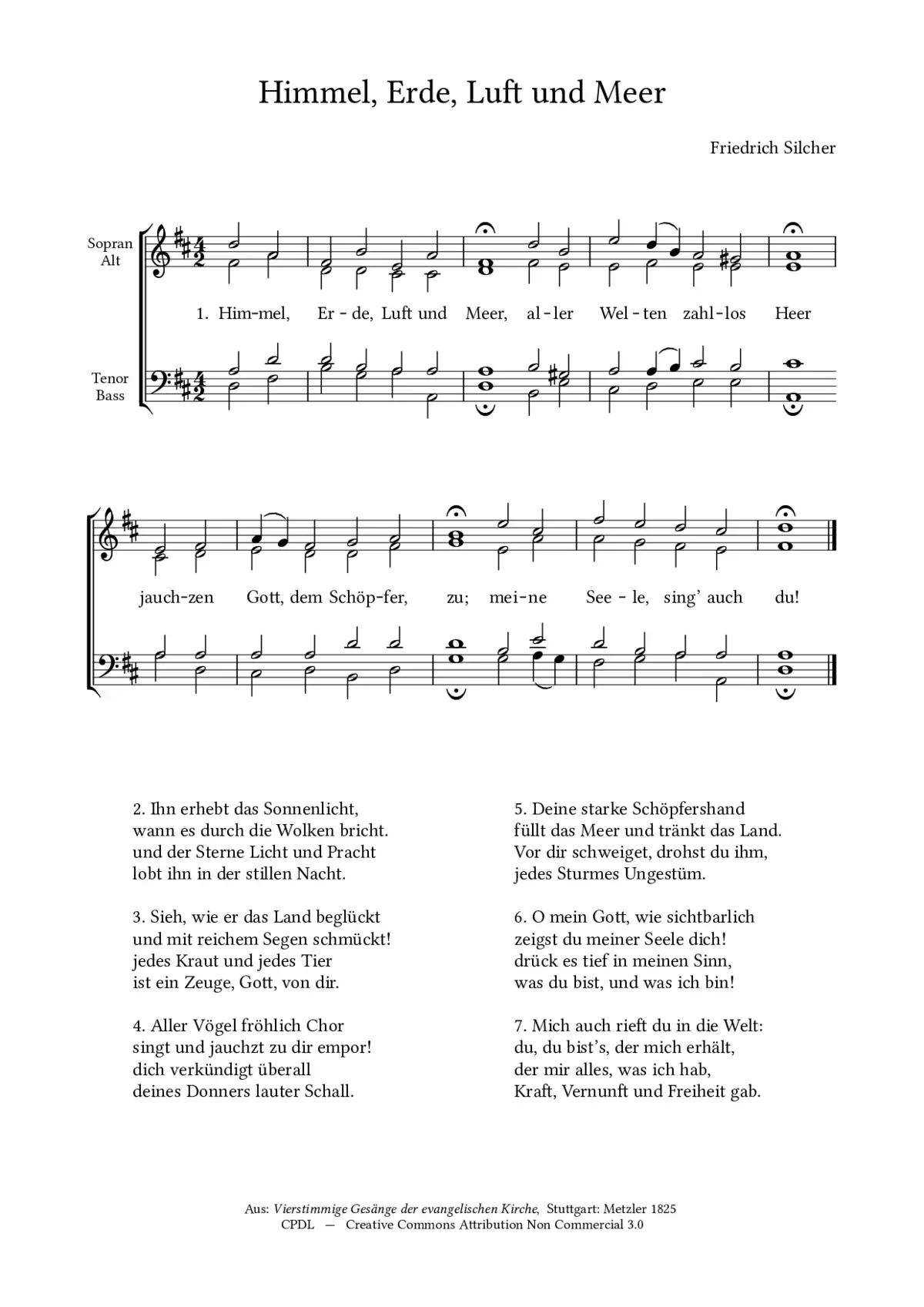 Himmel, Erde, Luft und Meer - Page 1