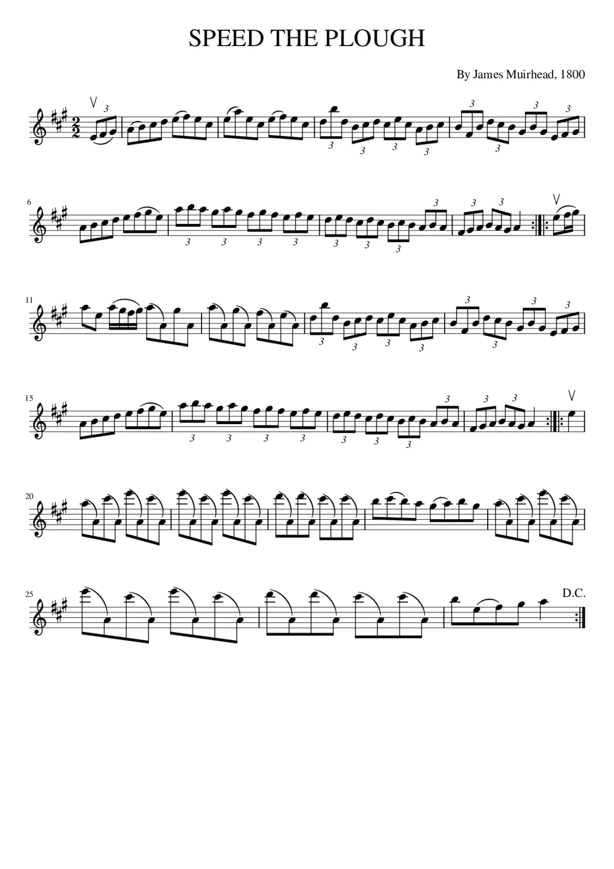 SPEED THE PLOUGH - Page 1