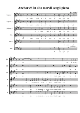 Anchor ch'in alto mar di scogli pieno