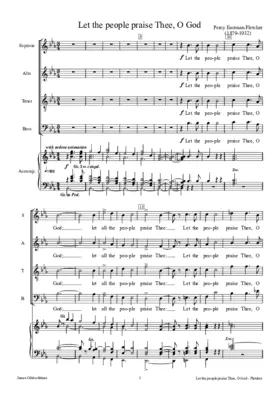 Let the people praise Thee, O God