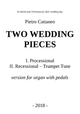 Two Wedding Pieces