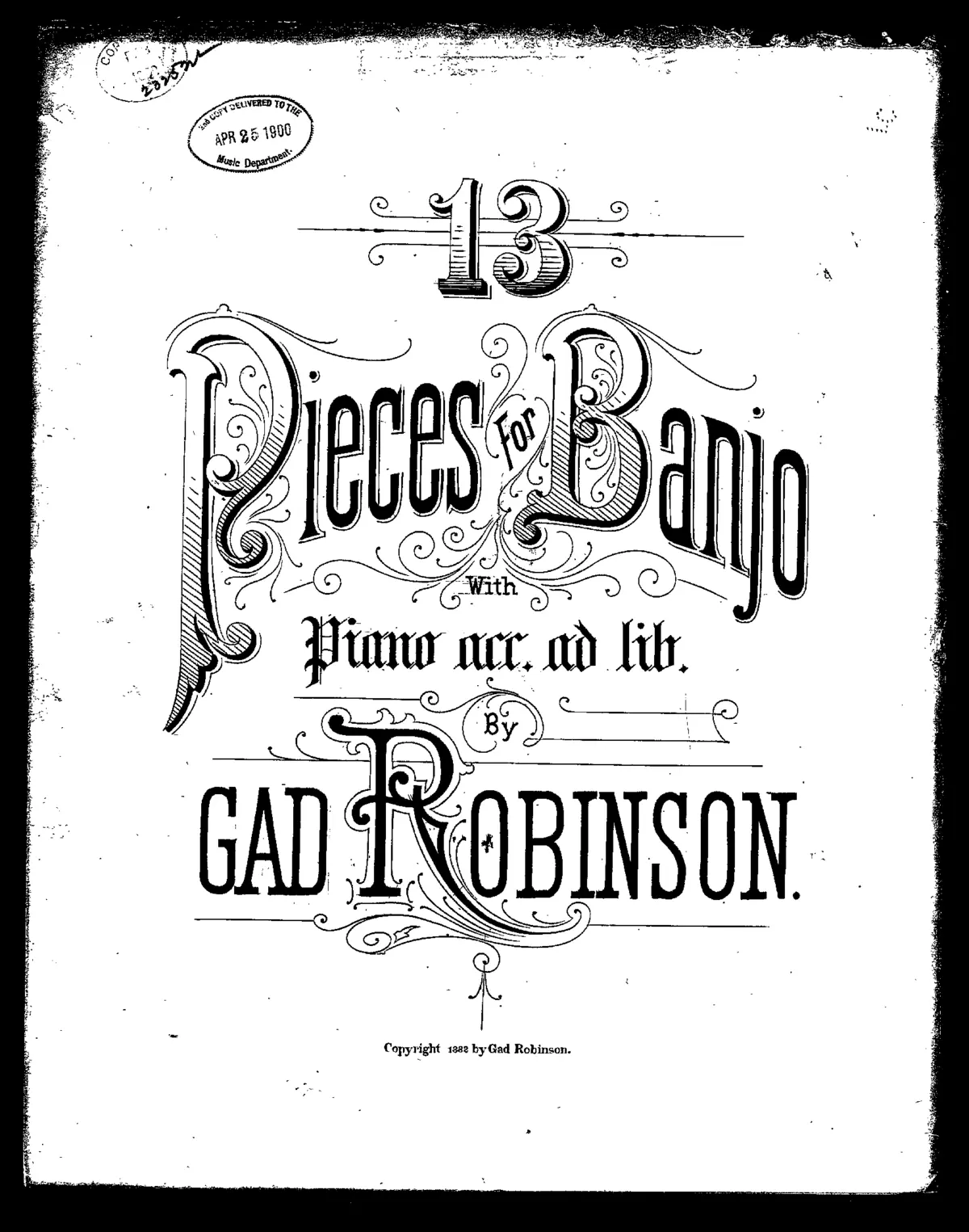 13 Pieces for Banjo - Page 1