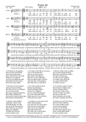 Ich harrete des Herren, SWV 137