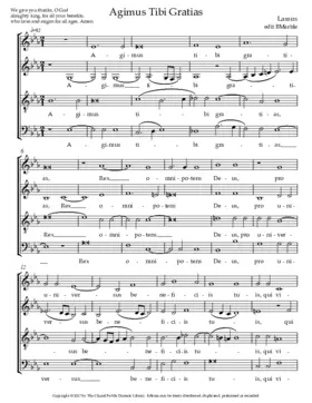 Agimus tibi gratias a 4
