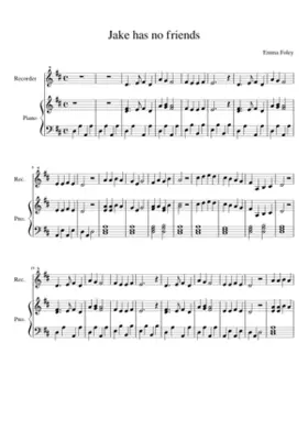 Jake Has No Friends with Recorder