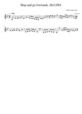 Hop and go forwards. JJo3.094