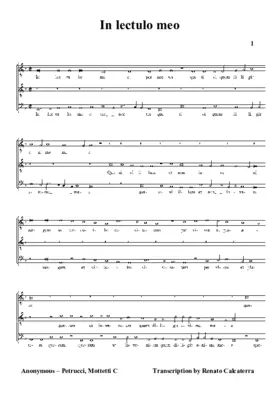 In lectulo meo