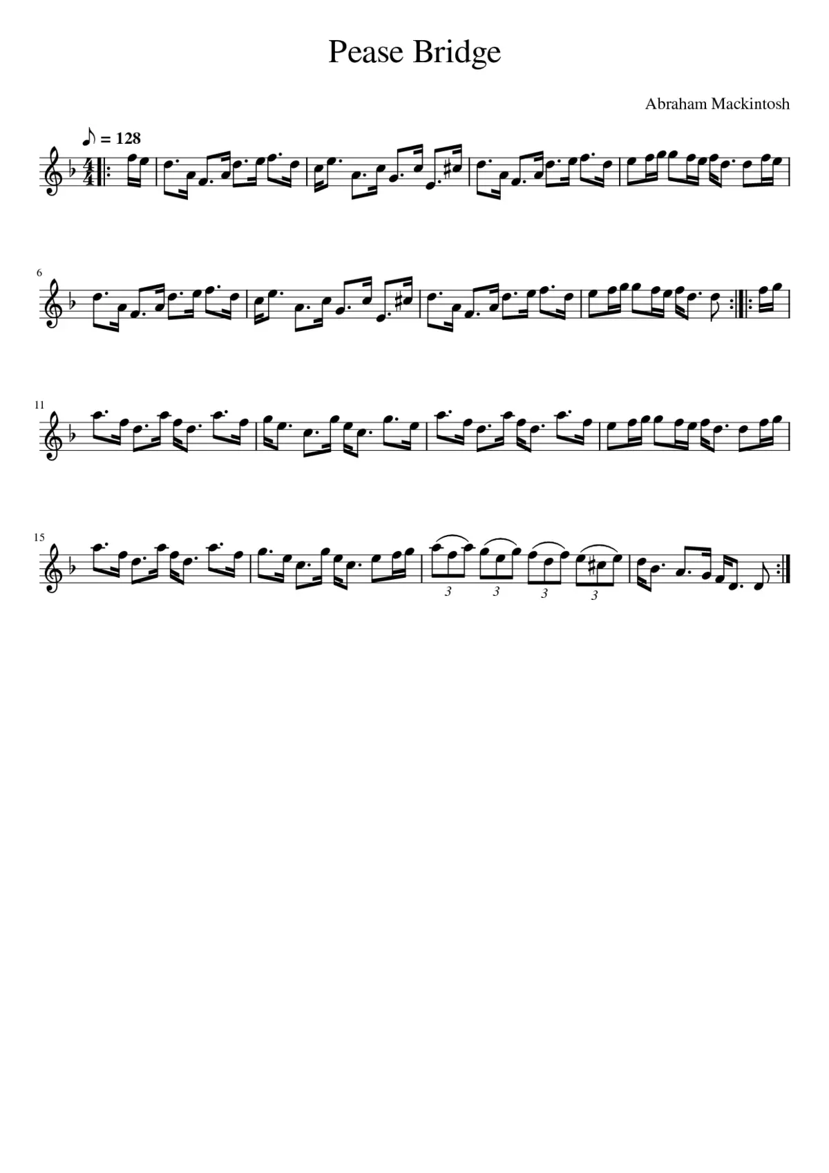 Pease Bridge - Page 1
