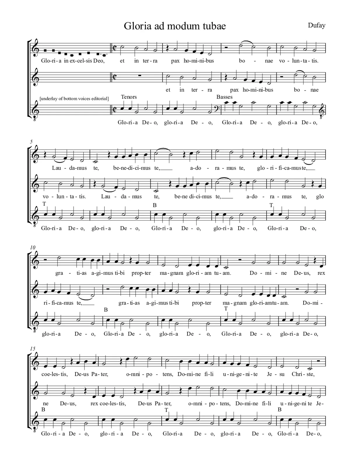 Gloria ad modum tubae - Page 1