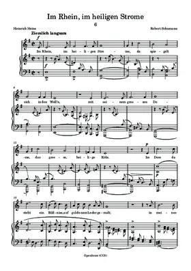 Im Rhein, im heiligen Strome