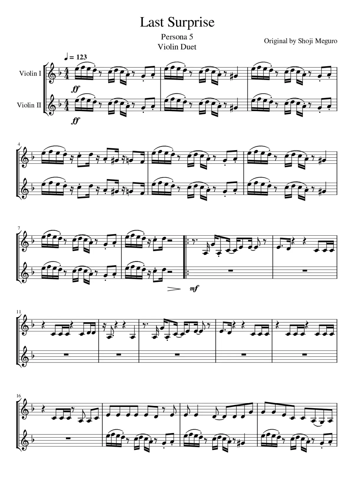 persona 5 - last surprise - Page 1