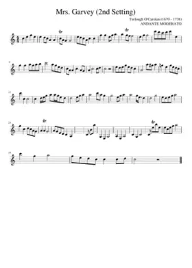 Mrs. Garvey (2nd Setting)