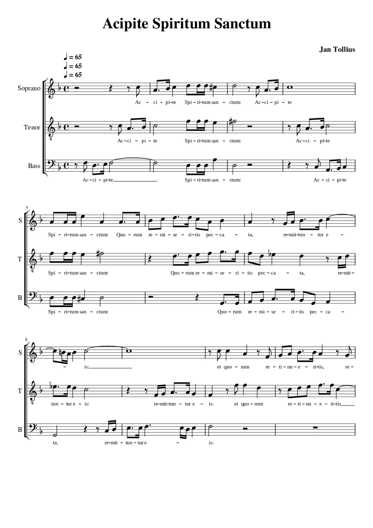 Accipite Spiritum sanctum - Page 1