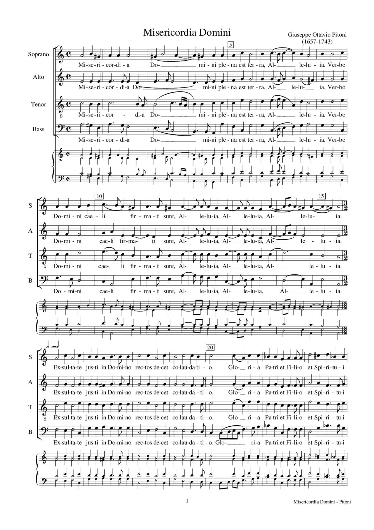 Misericordia Domini - Page 1