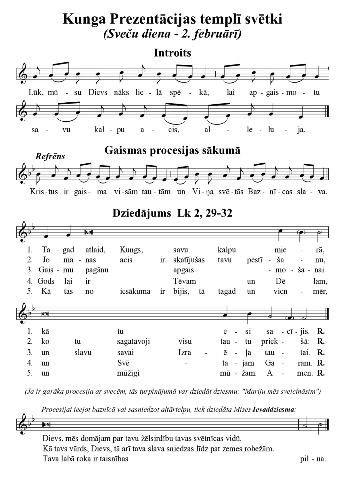 Kristus Prezentācijas templī svētki 2.02. - Page 1