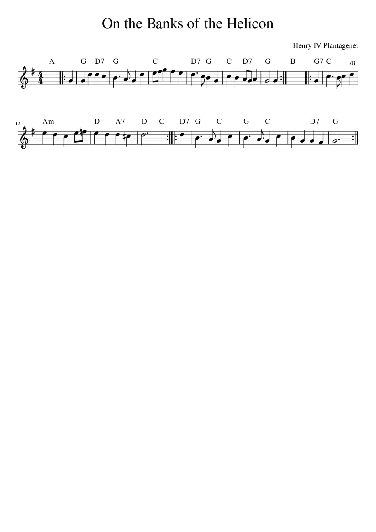 On the Banks of the Helicon - Page 1