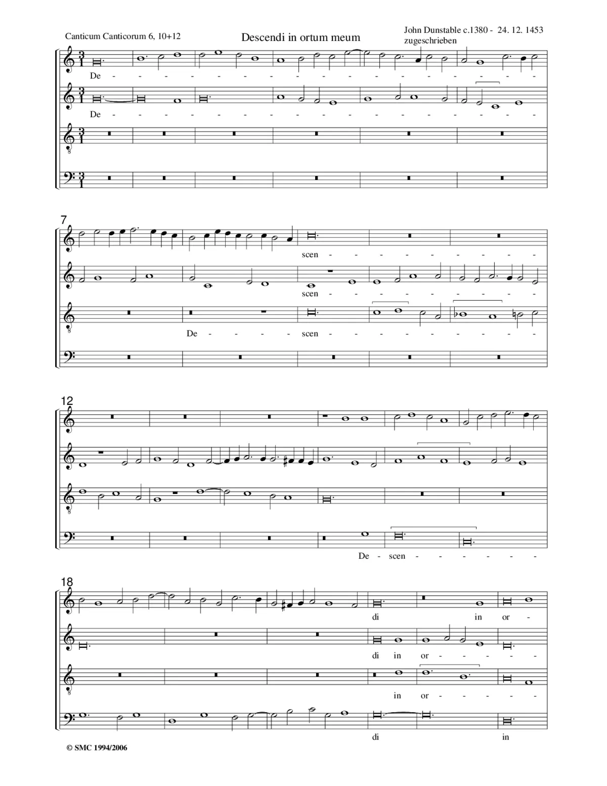 Descendi in ortum meum - Page 1