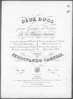 2 Duos pour Guitare et Violon