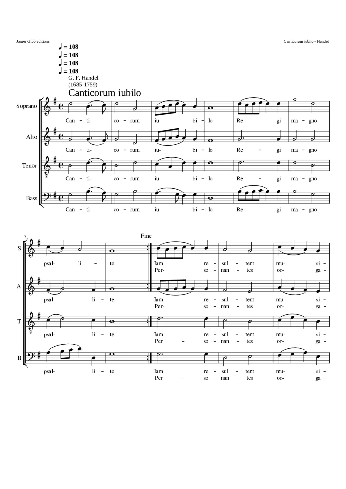 Canticorum jubilo - Page 1