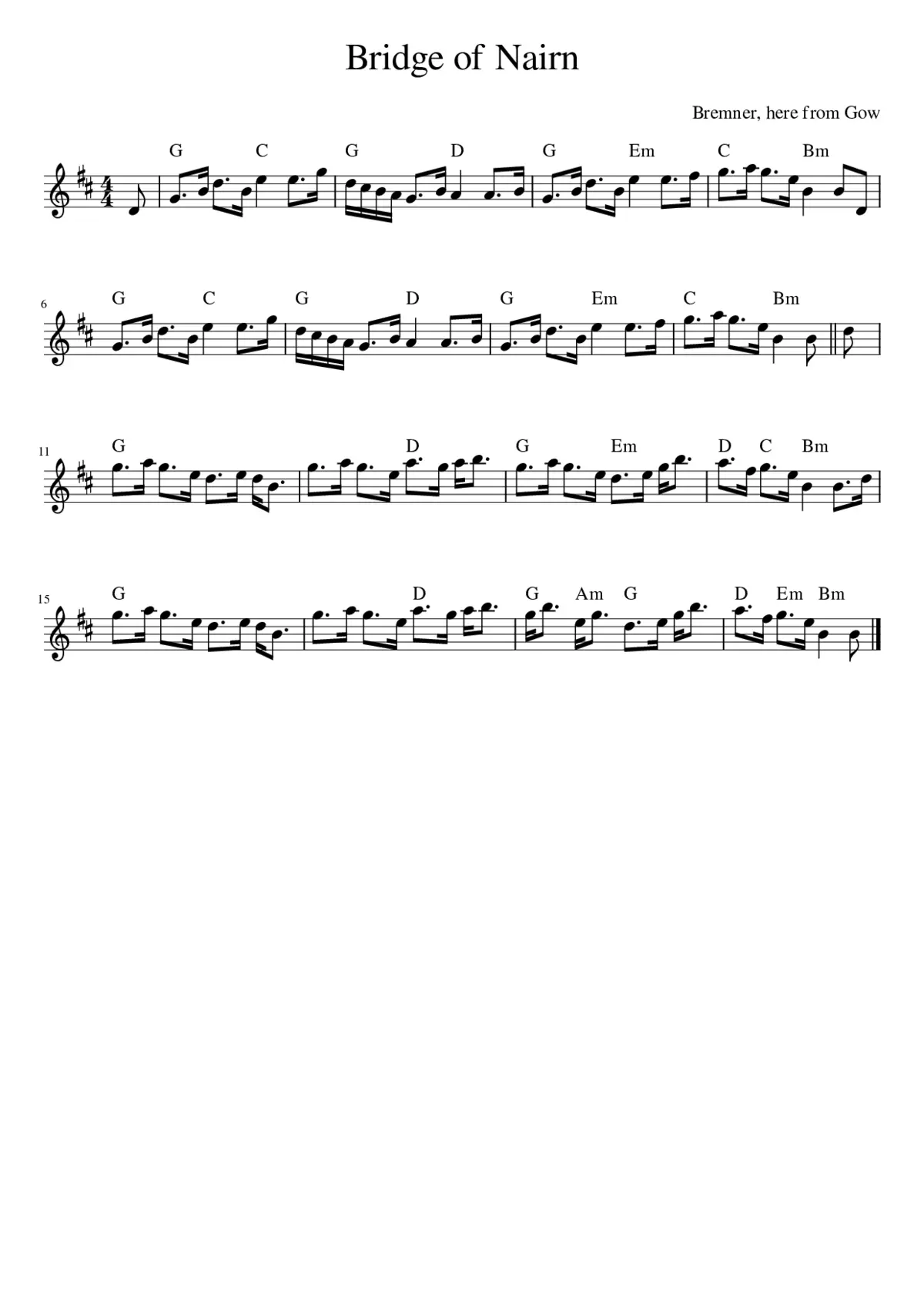 the Bridge of Nairn - Page 1