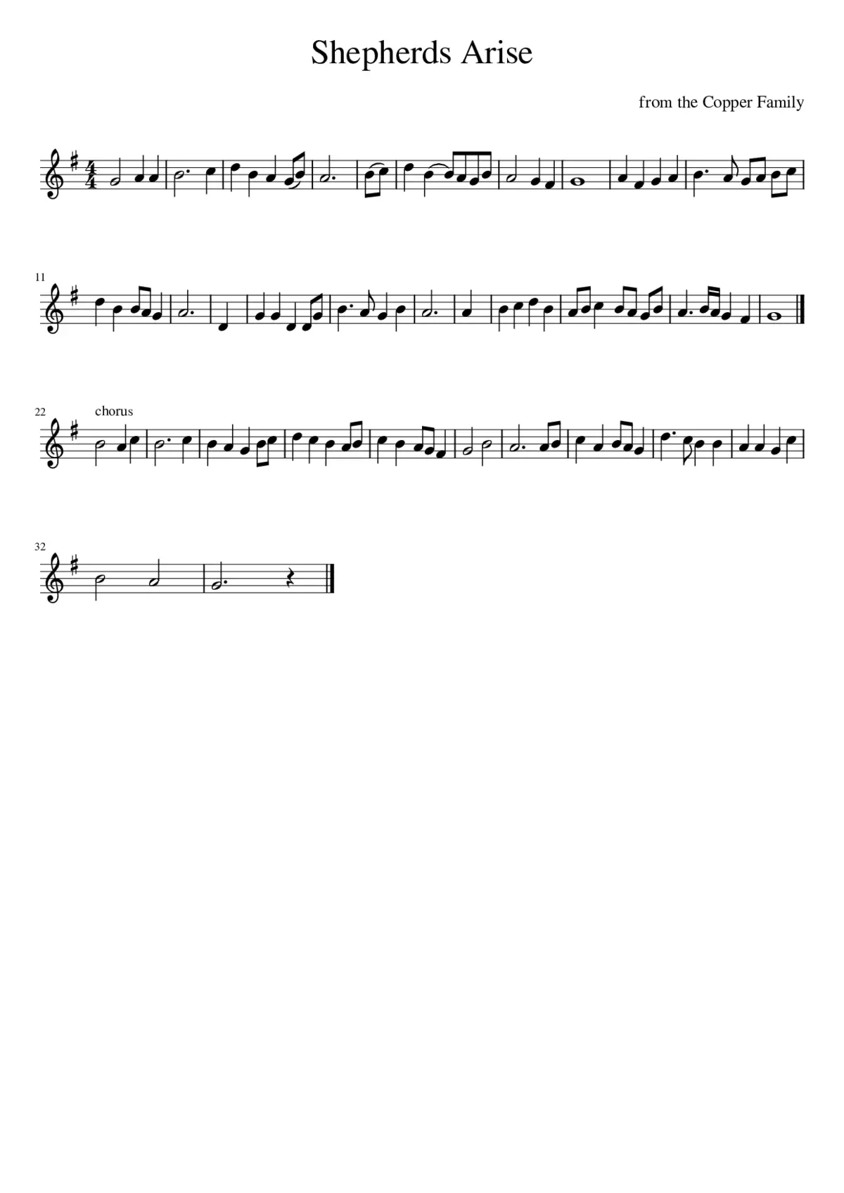 Shepherds Arise - Page 1