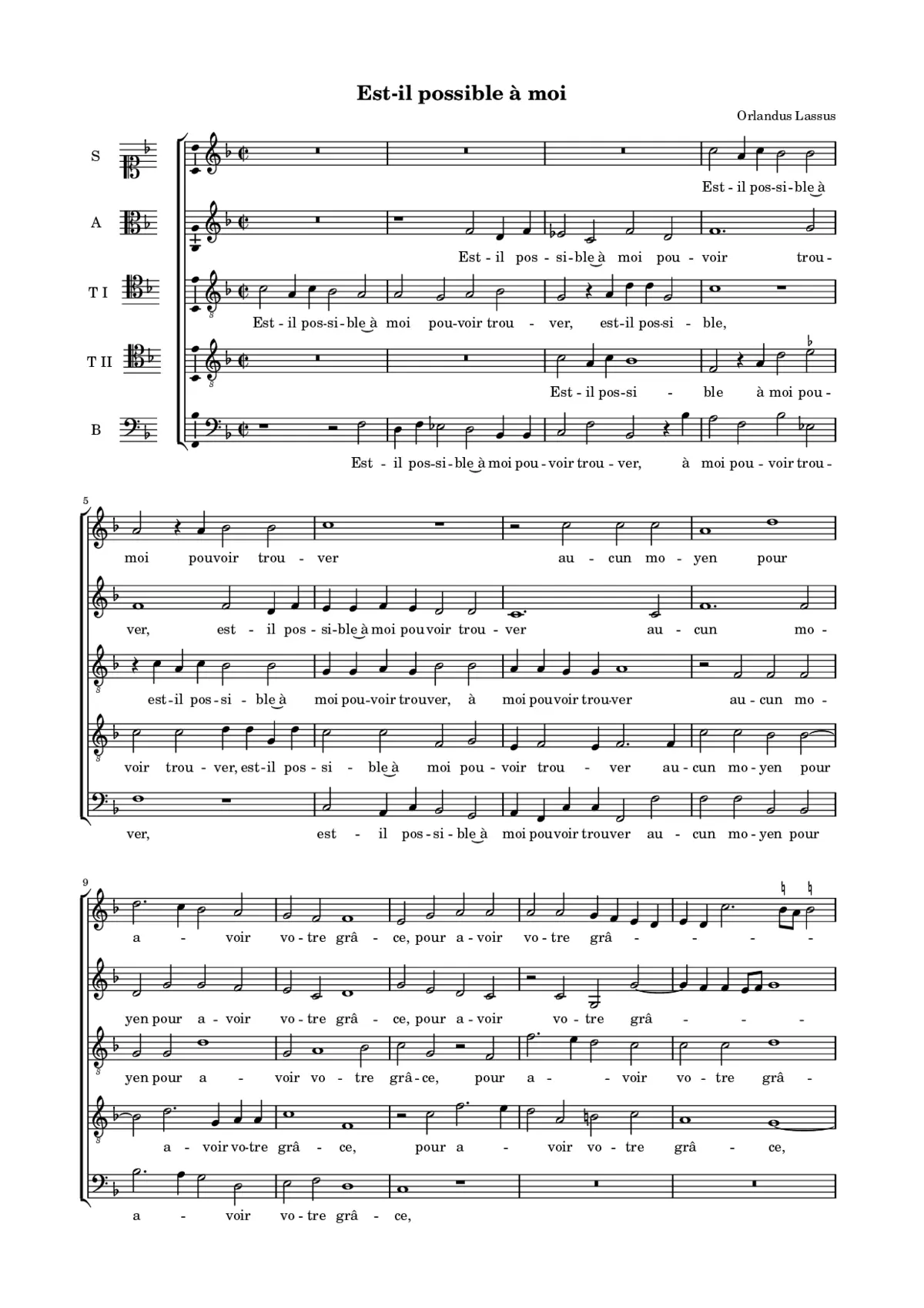 Est-il possible à moi - Page 1