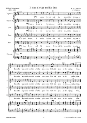 It was a lover and his lass