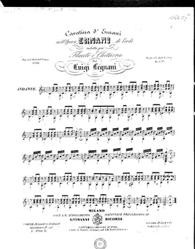 Cavatina d'Ernani nell'opera Ernani