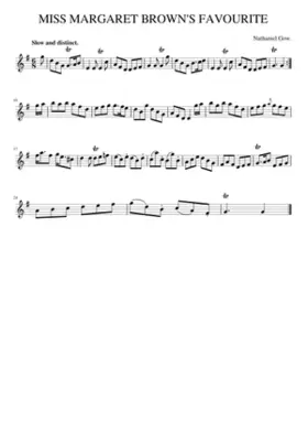 MISS MARGARET BROWN'S FAVOURITE