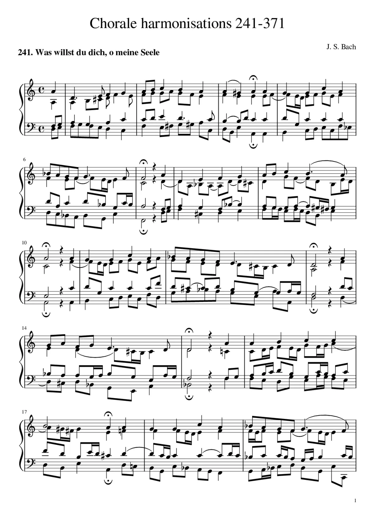 Chorale - Page 1
