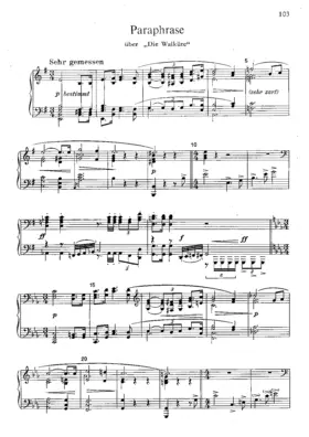 Paraphrase on Wagner's 'Die Walküre'