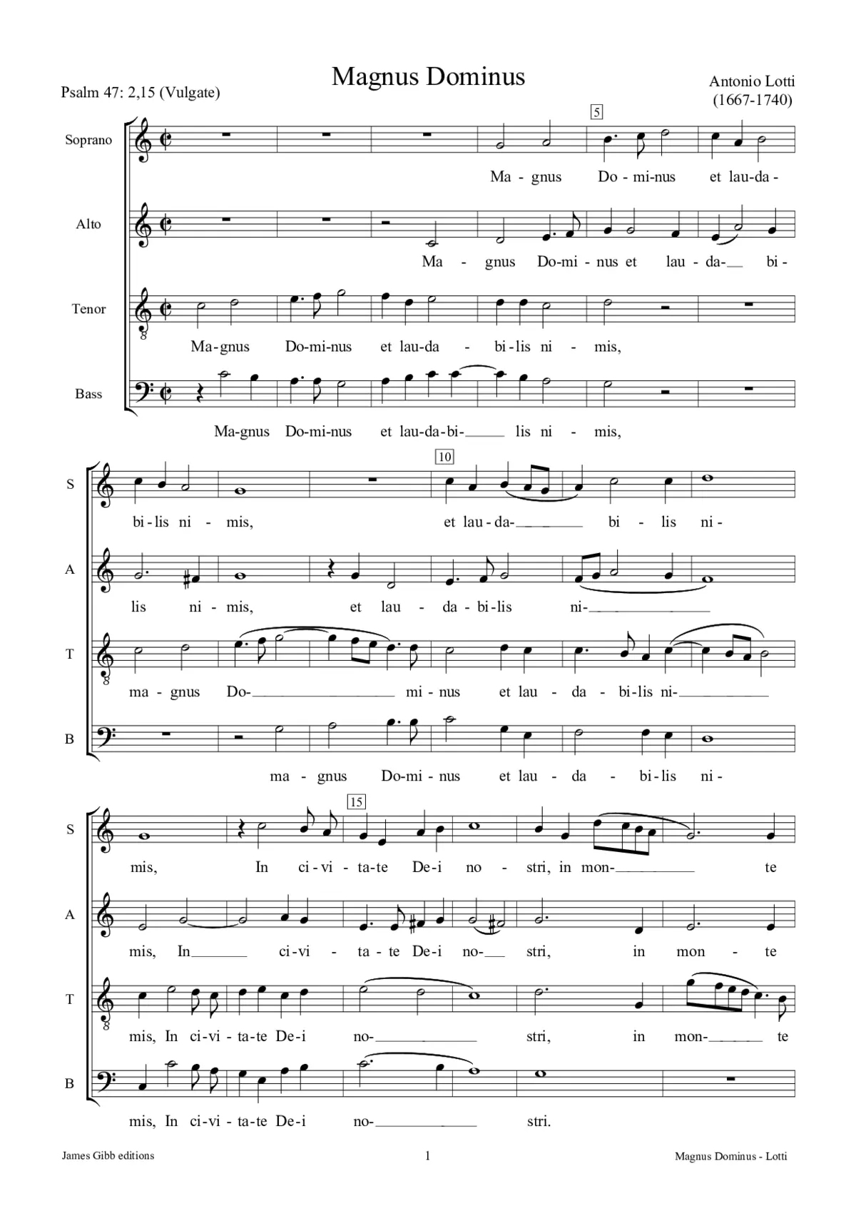 Magnus Dominus - Page 1