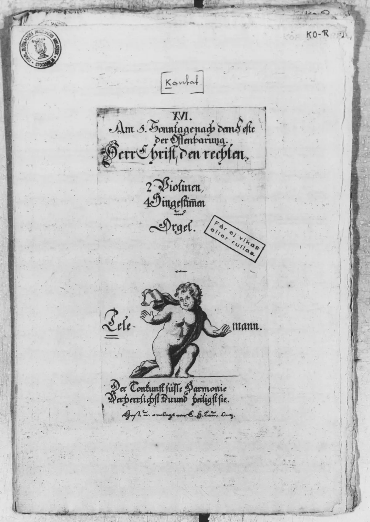 Herr Christ, den rechten - Page 1