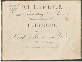 6 Lieder