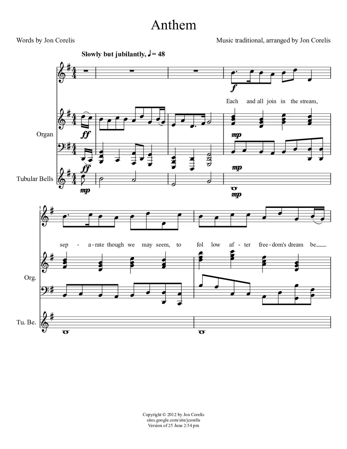 Anthem - Page 1