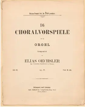 16 Choralvorspiele