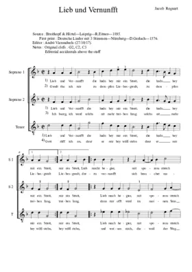 Lieb und Vernunfft